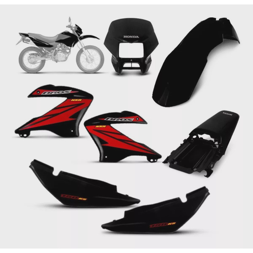 Kit Adesivo Honda Biz 125 Es 2008 Preto