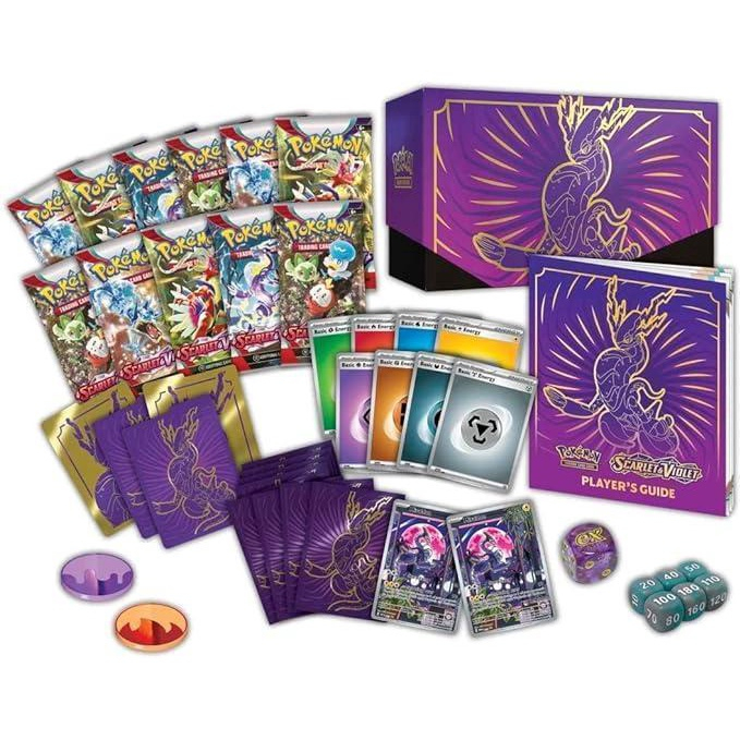 Box Pokémon Treinador Avançado Escarlate e Violeta miraidon em Promoção na  Americanas