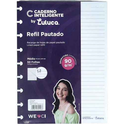 Caderno Capa Dura 10 Matérias Luluca