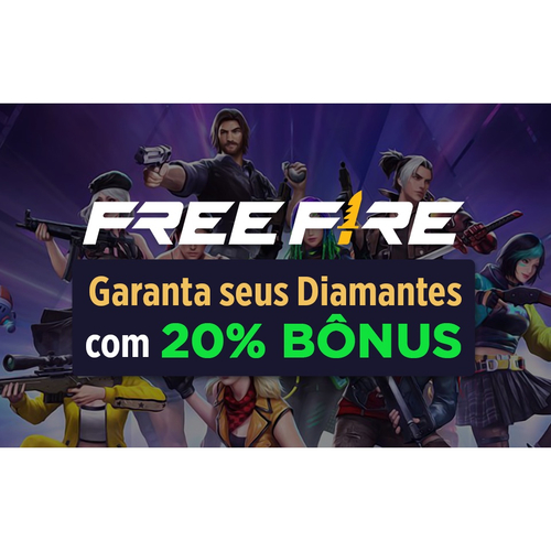 Free Fire - 5.600 Diamantes + 20% de Bônus - Código Digital - DS