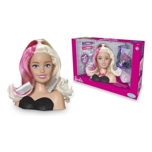 Kit Busto de Boneca Barbie mais Glitter e Maquiagem Pupee em Promoção na  Americanas