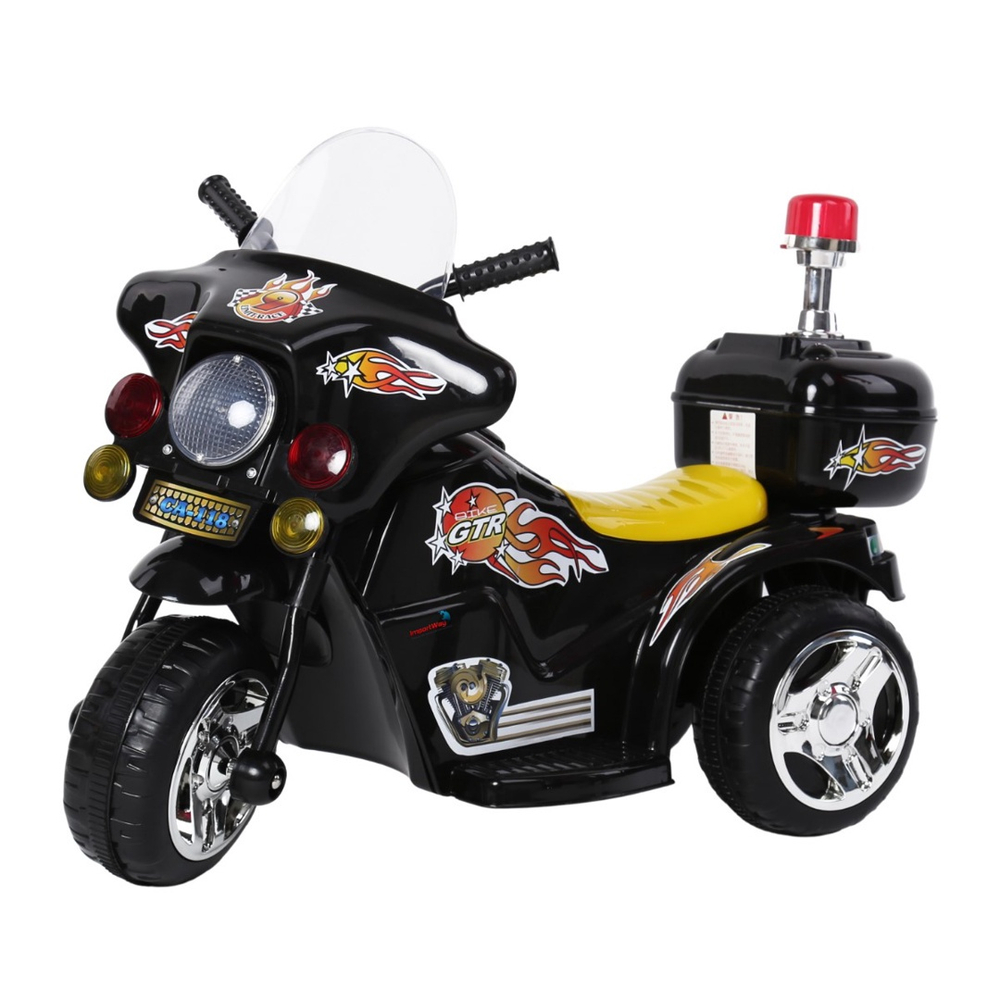 Triciclo Mini Moto Elétrica Infantil Cor Vermelha Som e Farol com Luz -  Importway