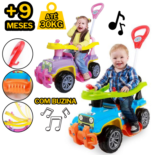 Totoka Plus P/ Menino Bebê Infantil Carrinho Motoca Velotrol no Shoptime