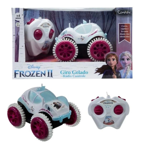 Carrinho De Controle Remoto Frozen Giro Gelado Candide - DIVERSOS