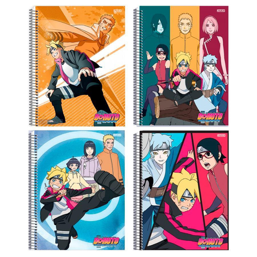 Caderno Capa Dura Universitario Anime Boruto filho naruto - TECH KIING -  Caderno Escolar / Universitário - Magazine Luiza