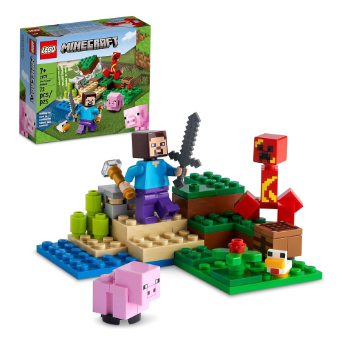 Kit 8 Bonecos Big Animais Blocos De Montar Minecraft em Promoção na  Americanas