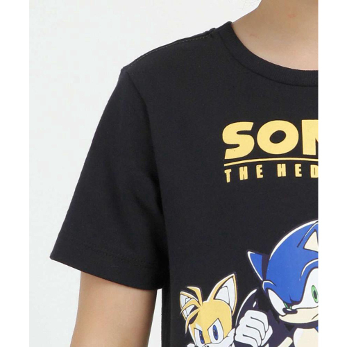 Boneco Pelúcia Sonic Azul Antialérgico + Camiseta Infantil