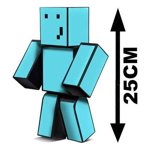 Boneco r Problems Minecraft Articulado - 25 cm Algazarra