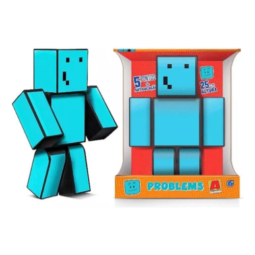 Boneco Gamer Skin - Authentic Games - Algazarra Brinquedos - Loja Mega