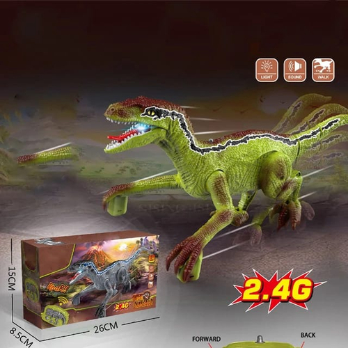 Brinquedo Dinossauro T-Rex Solta Fumaça com Luz e Som - SETOR STORE