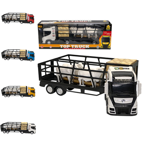 Brinquedo Caminhão Cegonheira Carreta Com 4 Carrinhos - Bs Toys em Promoção  na Americanas