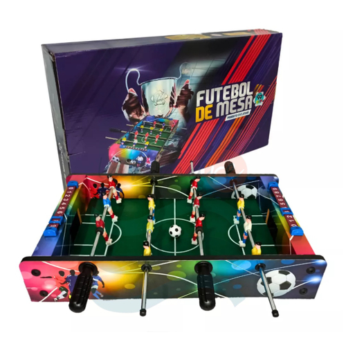 Brinquedo Infantil Mesa De Pebolim Pequena Jogo Totó Completo Futebol De  Mesa em Promoção na Americanas