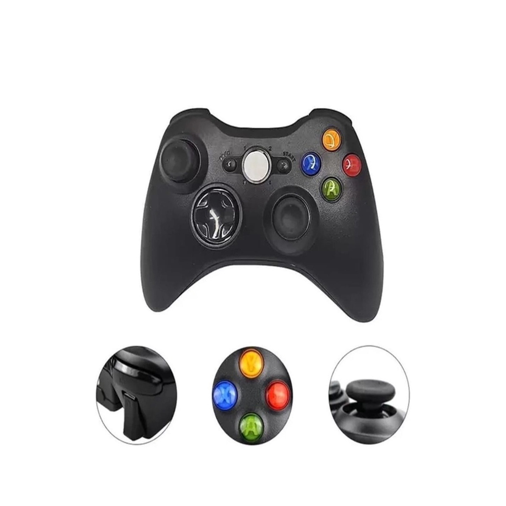 Controle De Xbox 360 Sem Fio Similar Branco em Promoção na Americanas