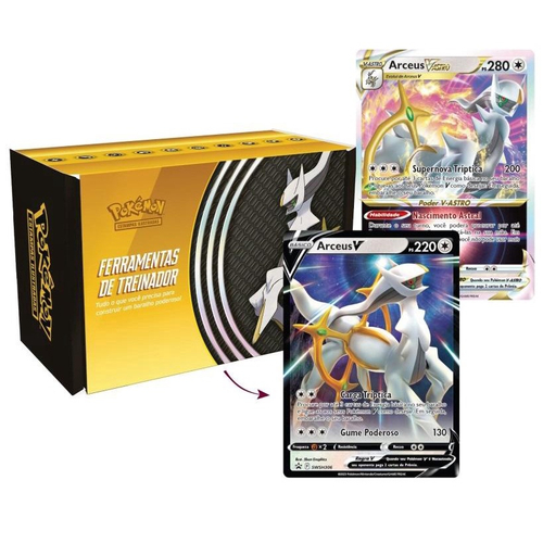 Box Pokemon Coleção de Batalha Deoxys Vmax e V-Astro Copag