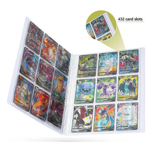 Porta 400 Cards Pokémon Charizard Album Fichario Com Ziper