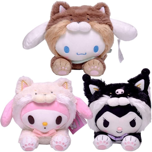 Pelúcias My Melody / Kuromi / Cinnamoroll Kawaii