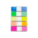 Marcador de Pagina Flag Pop-Up 12x45mm 5 Cores Neon 100 Folhas EI023 1 un Keep