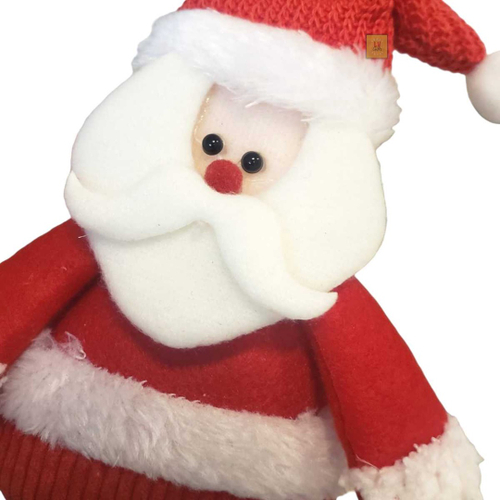 Boneco de Papai Noel em Pé com Guirlanda Rosto de Elfo 75cm em Promoção na  Americanas