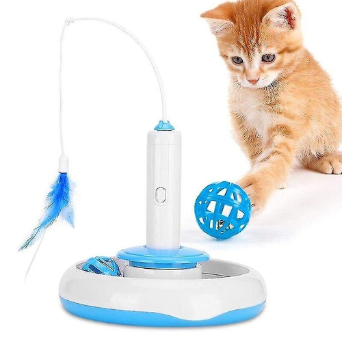 Brinquedo Interativo para Gatos Bola Giratória Automática de 360