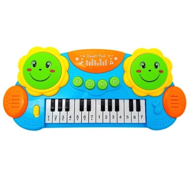 Brinquedo Piano Teclado Educativo Azul para Criança Musical Colorido Com  Som e Luz : : Brinquedos e Jogos