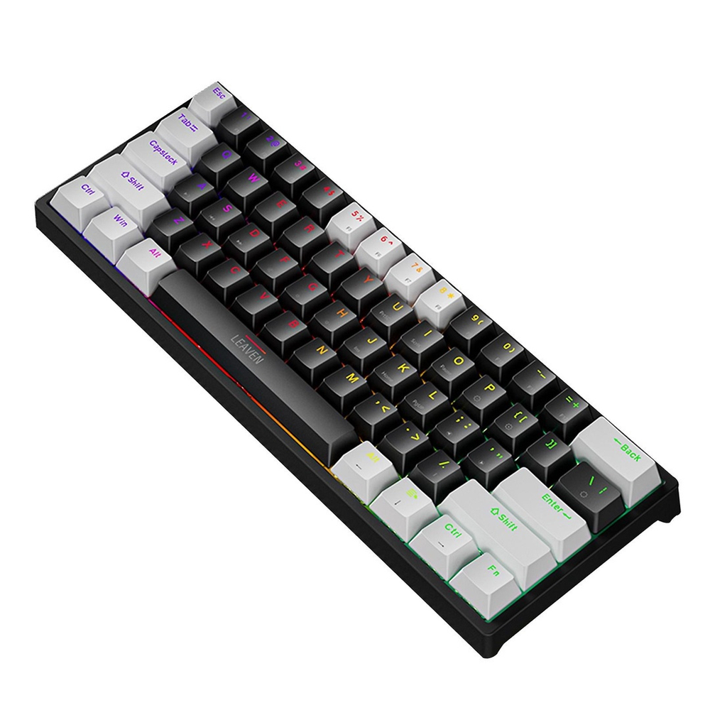 Mini teclado programável teclas, concha de acrílico, teclado para jogos sem  fio, portátil, fácil de instalar, interface tipo C, modo, sem receptor