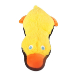 Brinquedos para cães de pelúcia durável brinquedo de cachorro de pato estridente brinquedo de cachorro de natal de pato amarelo