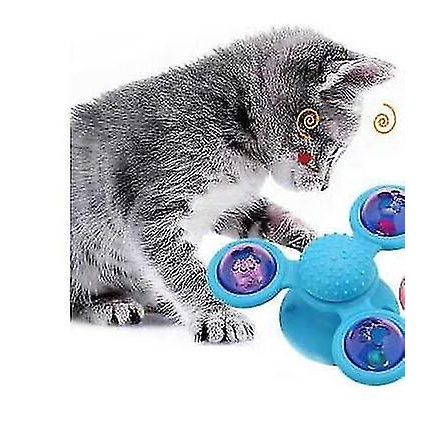 Compra online de Moinho de vento brinquedos para gatos, quebra-cabeça  giratório com escova, jogo de gato, brinquedos interativos para gatinhos,  suprimentos para animais de estimação