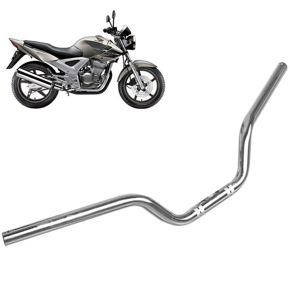 Guidão Moto Cbx 250 Twister Cromado Modelo Original - Guidão para