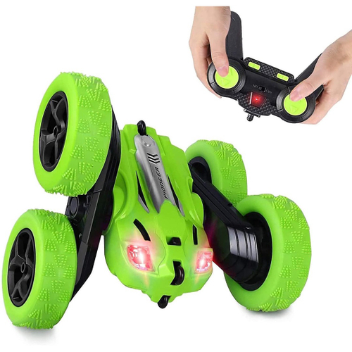 2 Em 1 Carro De Controle Remoto, 360 ° Flips Dupla Lados Rotating