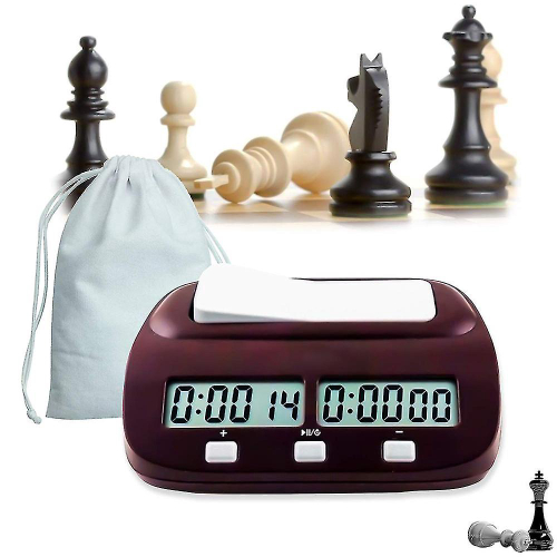 Relógio de Xadrez Profissional Digital Chess Timer Count Up Down T