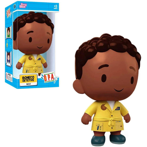 Boneco max Detetives do Predio azul em Vinil baby brink 1111 em Promoção na  Americanas