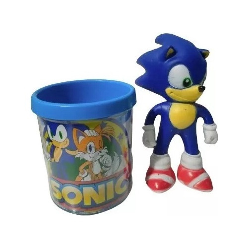 Boneco Sonic De Pelúcia + Boneco Vinil 16 Cm E Caneca 350 Ml em Promoção na  Americanas