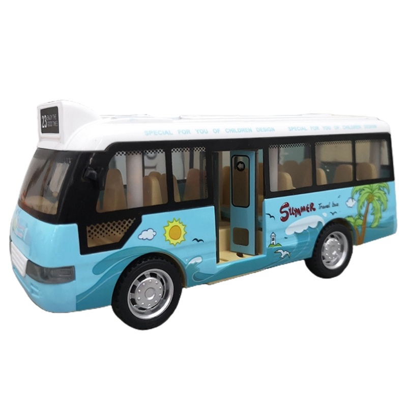 Brinquedo de ônibus escolar para crianças - 5 polegadas 2 conjunto de  veículos de jogo die-cast puxar para trás carro para crianças