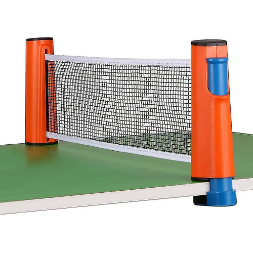 Kit Rede Ping Pong Rollnet com 2 Raquetes + 3 Bolas Pongori na