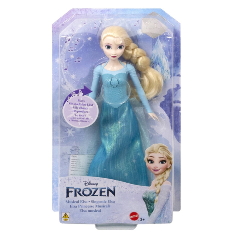 Boneca FROZEN Elsa Musical - HPD93 Mattel - Arco-Íris Toys