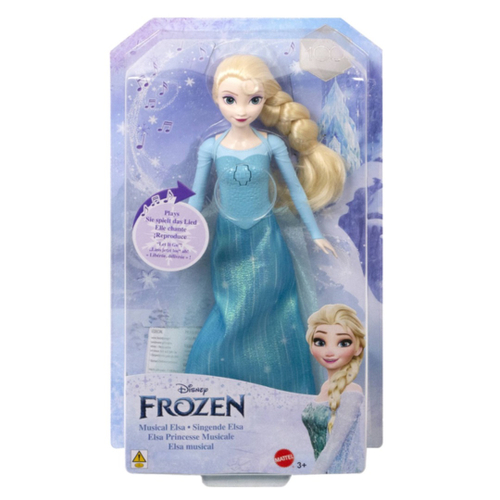 Boneca Princesa Disney - Elsa Musical - Canta Livre Estou - Frozen - 100  Anos - 30 cm - Mattel - superlegalbrinquedos