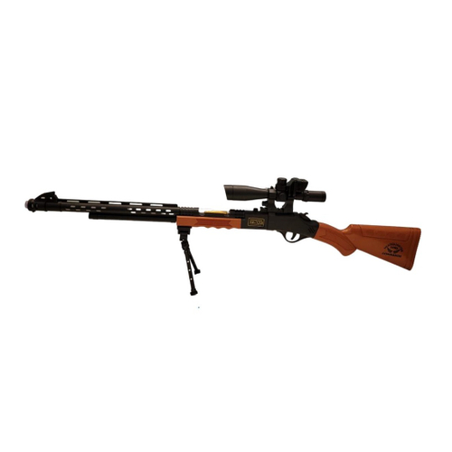 Rifle Brinquedo Arma Espingarda Com Mira Sniper De Caça Nerf