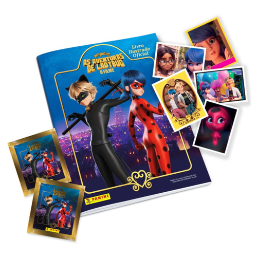 Livro Miraculous Ladybug Super livro de adesivos Acompanha 500