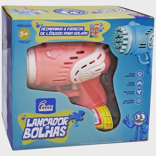 Lança Bolhas De Sabão Big Bolhão Personagem Frozen Com Refil