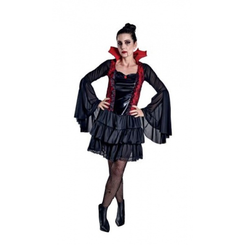 Fantasia infantil rainha vampira bruxinha halloween festas no Shoptime