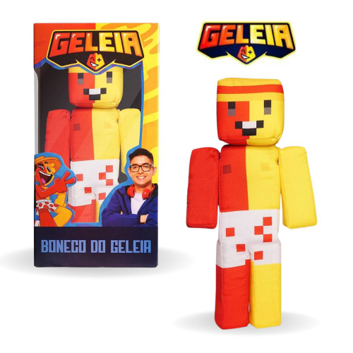 Boneco Geleia Minecraft Streamers 35 Cm Jogo Lançamento 2023