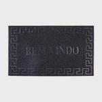 Capacho Vinil 50X80cm Bem Vindo Solecasa - Preto