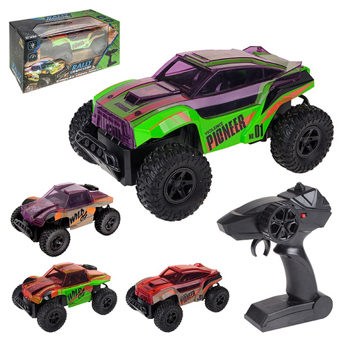 Carro Carrinho Controle Remoto 4x4 Grande Elétrico Recarregavel Diversas  Cores 1:18 Rock Crawler Acelera Terra Pedras