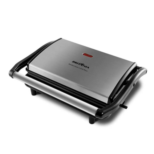 Sanduicheira E Grill Britânia Bgr27i Press 2 Em 1 850w 127v