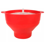 Balde Pipoca Pipoqueira Silicone Para Micro-ondas Sem Óleo Pratico Facil Cozinha Fitness Dieta