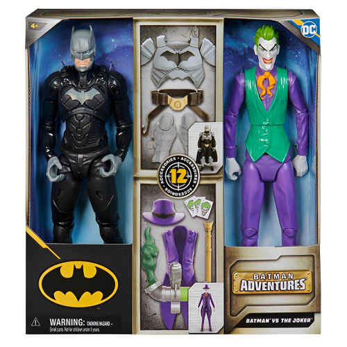 Boneco Flexível Batman + Boneca Arlequina Harley Quinn DC - New