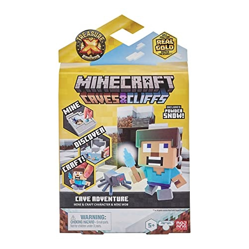 Boneco Minecraft Caves E Cliffs - Porco Com Acessórios