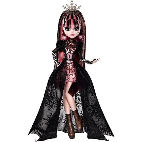 Boneca Monster High Clawdeen Wolf Cabelo Rosa Cachorro de Estimação e  Acessórios HHK52 Mattel