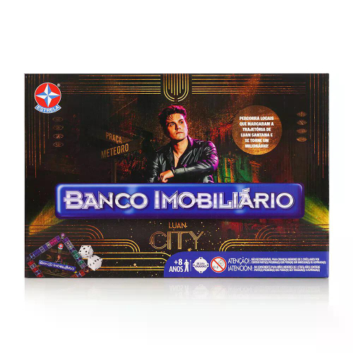 Jogo De Mesa Banco Imobiliário Júnior Criança Estrela