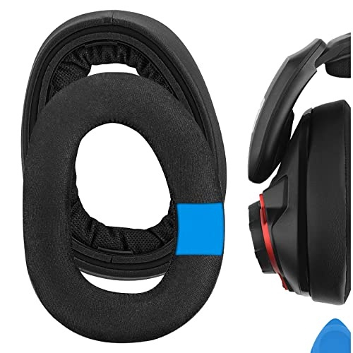 Almofadas de ouvido de substituição de gel de refrigeração Geekria Sport  para Sennheiser gsp 600, gsp 670, gsp 500 Professional Gaming gsp 601, gsp  602 Fones de Ouvido Almofadas para Fones de